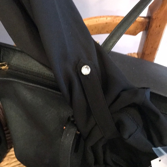 NYGARD 2x plus size cargo top BLK rhinestones - Picture 3 of 9